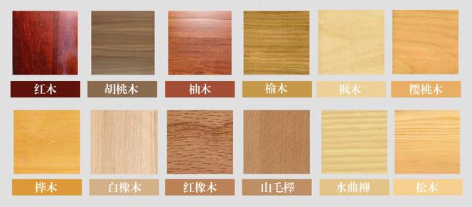 北歐風家具及木地板，可選擇淺木色的木材，例如橡木、楓木、松木，或使用白色塗裝。